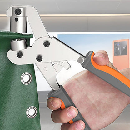 🛠️✨ Heavy-Duty Hole Punch Pliers with Grommets – 10.5 mm Nickel-Chromium Steel Hand Tool for Leather, Fabric & DIY Crafts 🔩