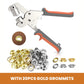 🛠️✨ Heavy-Duty Hole Punch Pliers with Grommets – 10.5 mm Nickel-Chromium Steel Hand Tool for Leather, Fabric & DIY Crafts 🔩