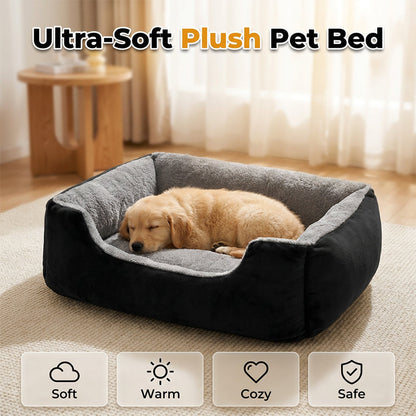 All-Season Plush Pet Bed for Dogs & Cats