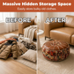 🛋️ Multifunctional Storage Ottoman Pouf – Stylish & Practical ✨