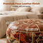 🛋️ Multifunctional Storage Ottoman Pouf – Stylish & Practical ✨