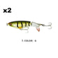 Topwater Propeller Tail Fishing Lure