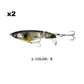 Topwater Propeller Tail Fishing Lure