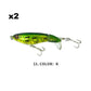 Topwater Propeller Tail Fishing Lure