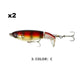 Topwater Propeller Tail Fishing Lure