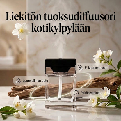 Liekitön eteeristen öljyjen diffuuseri pitkäkestoisella tuoksulla