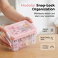 30-Piece Sewing Kit with 3-Tier Detachable Organizer
