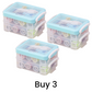 30-Piece Sewing Kit with 3-Tier Detachable Organizer