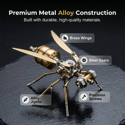 🥳2026 HOT SALE🥳💞50K+ SOLD! 🐝⚙️ 50% OFF! 3D Metal Bee Puzzle Assembly Model Kit – Premium metal alloy, intricate gears & mechanical details. DIY assembly – a rewarding challenge for hobbyists & puzzle lovers! 🔧✨