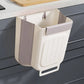🍃50% OFF NOW! 🥳Multipurpose Hanging Collapsible Kitchen Trash Can‑Space‑Saving Wall Mount Foldable Waste Bin, Hanging Garbage Container for Food Scraps, Cabinet Door Mount for Home Kitchen Countertop Prep