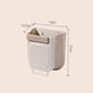 🍃50% OFF NOW! 🥳Multipurpose Hanging Collapsible Kitchen Trash Can‑Space‑Saving Wall Mount Foldable Waste Bin, Hanging Garbage Container for Food Scraps, Cabinet Door Mount for Home Kitchen Countertop Prep