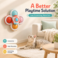 Interactive Suction Cup Spinner Toy for Cats & Dogs