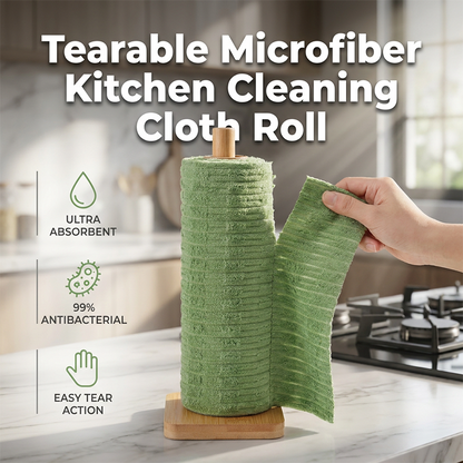Disposable Tear-Off Cleaning Cloth Roll