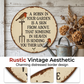 ⏳LAST DAY SPECIAL PRICE ￡6.99‼️50K+ SOLD💕🖼️Vintage Wooden Wall Hanging Decor🌿Retro Rustic Wood Art Plaque Farmhouse Bedroom Living Room Wall Ornament🇬🇧