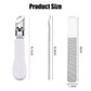 📢📢50% OFF ！！Wide Jaw Opening Anti-Splash Slanted Nail Clipper