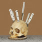 Funny Skull Knife Holder for Kitchen Storage
