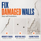 🔥🎁 Buy 2 Get 1 Free!! 🥳💞 Over 50,000 sold! ⚡🏠 Wall Repair Paste | Easy to apply, quick-drying.