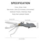 4-in-1 Stainless Steel Folding Toothpick Tool