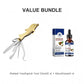 4-in-1 Stainless Steel Folding Toothpick Tool
