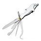 4-in-1 Stainless Steel Folding Toothpick Tool