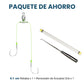 Double Hook Fishing Rig with Short Quick‑Connect Leader