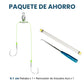 Double Hook Fishing Rig with Short Quick‑Connect Leader