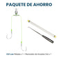 Double Hook Fishing Rig with Short Quick‑Connect Leader