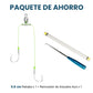Double Hook Fishing Rig with Short Quick‑Connect Leader