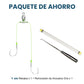 Double Hook Fishing Rig with Short Quick‑Connect Leader