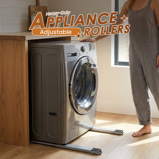 🛠️ LIMITED-TIME 50% OFF! ⚙️ Easy Moveable Roller Bracket – Portable, Floor Protector, 300kg Load ✨