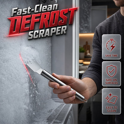 Multi-Purpose Stainless Steel Ice Cleaning Scraper