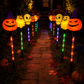 Waterproof Halloween Pumpkin Stake Lights 