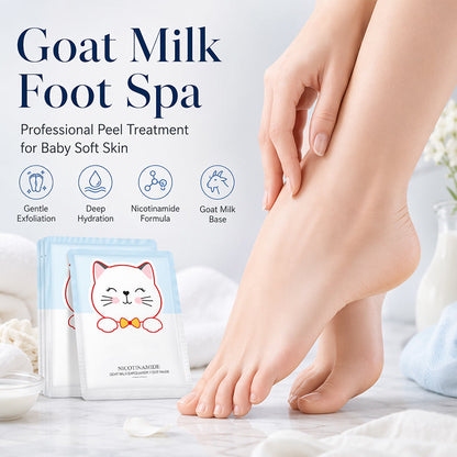 🔥Hot Sale 50% OFF🔥 Exfoliating Hydrating Foot Peel Mask – Helps Reveal Softer-Looking Feet, Single-Use Foot Mask Socks, for Dry & Callused Feet 🦶