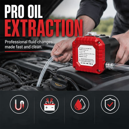 🥳2026 HOT SALE🥳💞50K+ SOLD! 🚗🔧 50% OFF! Portable Electric Oil Change Pump – powerful motor extracts engine oil fast, no garage needed. Compact & durable for cars & boats. DIY oil changes made easy! 🛡️💪