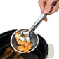 ✨ 2-in-1 Stainless Steel Food Tongs & Oil Strainer – Integrated Fine Mesh, Durable 410 Steel & Ergonomic Comfort Handle – Scoop, Drain & Hold Fried Foods with Ease 🥢