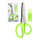 ⏳Time-Limited Special⏰Multi-Blade Herb Scissors – Stainless Steel Blades & Comfortable Grip for Easy Herb Prep ✂️🌿