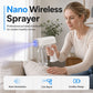 Wireless Handheld Nano Disinfection Spray Gun with Blue Light