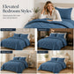 🛏️Winter Essentials - 60% OFF✨ 3-Piece Quilted Comforter Set – Soft Microfiber Duvet with Pillowcases