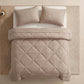 🛏️Winter Essentials - 60% OFF✨ 3-Piece Quilted Comforter Set – Soft Microfiber Duvet with Pillowcases