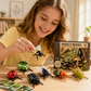 Wind-Up Winged Insect Simulation Toy Set with Educational Cards