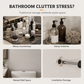 ⭐ Bestseller! Space-saving over-toilet rack – no-drill, anti-rust, ventilated mesh. 🚽✨