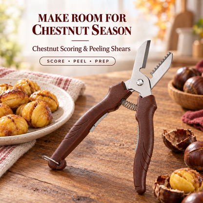 Multifunctional Chestnut Cutter & Peeler Tool