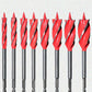 🔩 49% OFF NOW! 🌳 Auger Drill Bit Set – High Carbon Steel, 4-Flute Design & Anti-Slip Hex Shank – 8 PCS for Hardwood, Cork & Plastic 🛠️