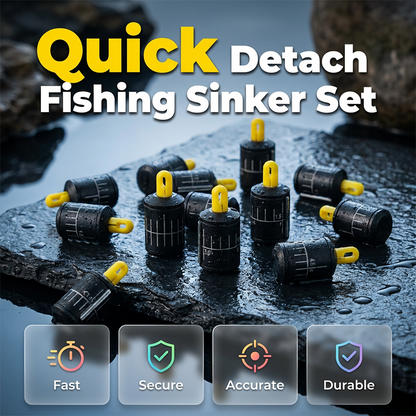 Quick-Release Running Fishing Sinkers
