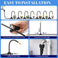 Adjustable Misting Cooling System with Flexible Nozzles