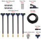 Adjustable Misting Cooling System with Flexible Nozzles