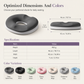 Ergonomic Office Chair Cushion for Pressure Relief