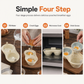 🎁2026 New Arrivals 50% OFF💥Dual-Compartment Microwave Egg Poacher | Cook Two Poached Eggs Quickly⏱️
