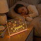 🎨 Glowing Acrylic Drawing Board – 50% OFF! LED-lit display, wipe & redraw, 3 sizes, stand included – creative desk art that glows. 🖍️