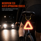 Hanging Bicycle Saddle Reflective Triangle for Cycling Safety Warning
